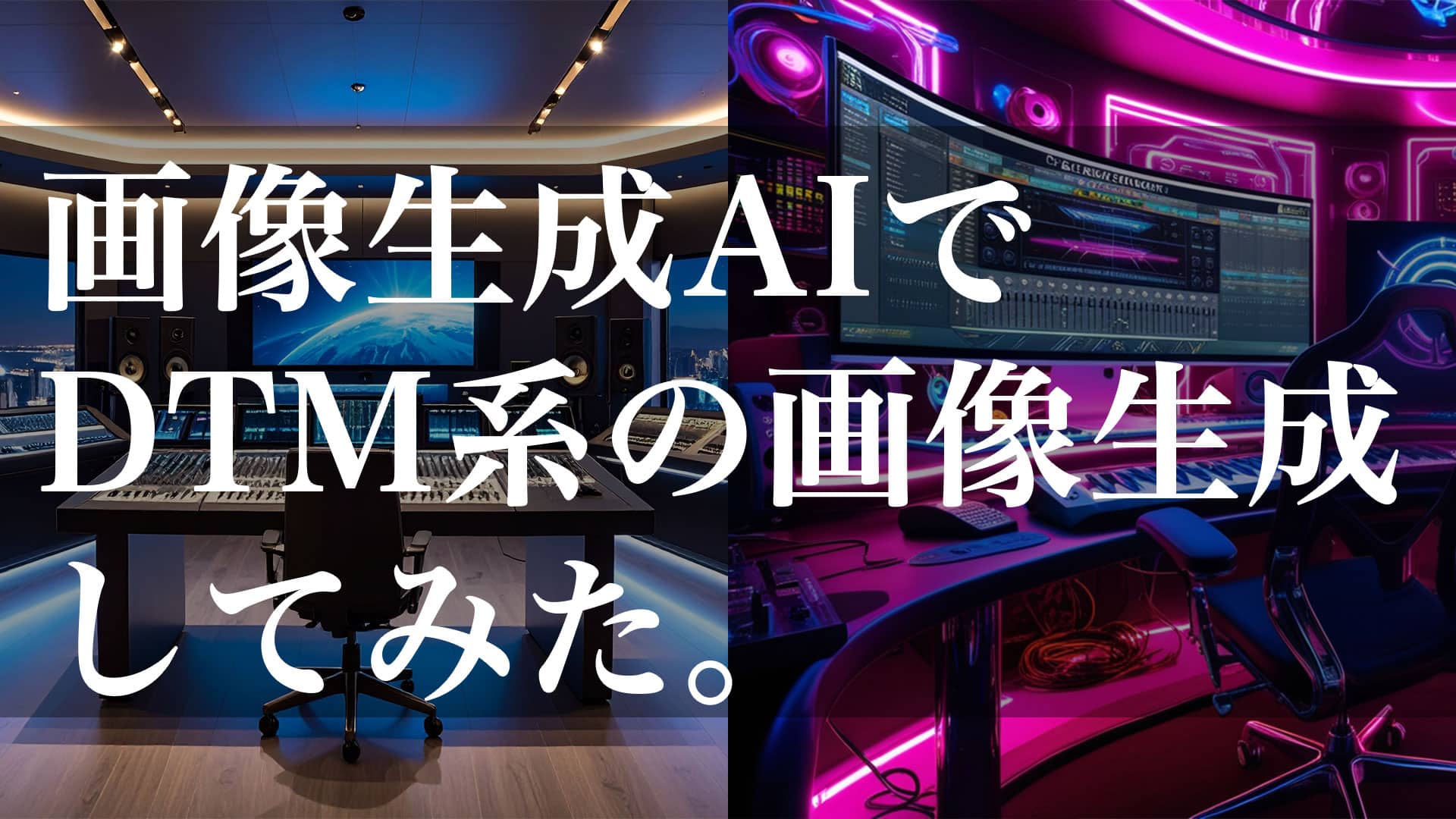 画像生成AIでDTM系の画像生成してみた。