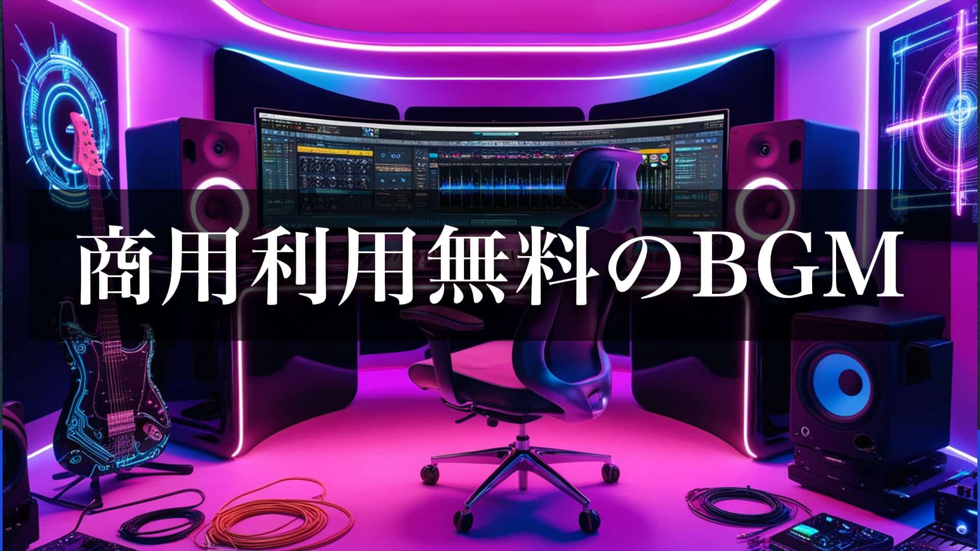 無料のEDM係BGM・YOUTUBE・動画に使える音楽。